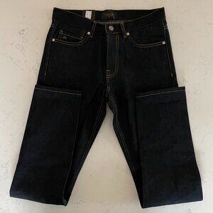 J. Lindeberg Stockholm Jake Raw Reg Rise Rg Tapered Leg Dk Wash Jeans Blue 29x32